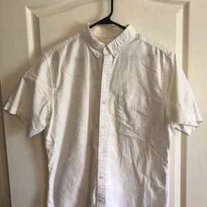 Fossil Short Sleeve Oxford Shirt - Large